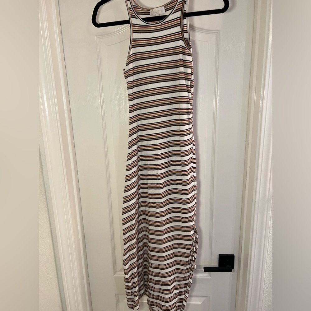 Billy J Boutique AUS Size 10 US Size 6 Striped Stretchy Striped Dress